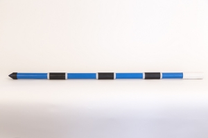 VALVED PIPE RIGID BLUE PVC INJECTION CONSOLIDATION Tubo blu e nero con inserti bianchi TUBO PVC INIEZIONI CEMENTIZIE