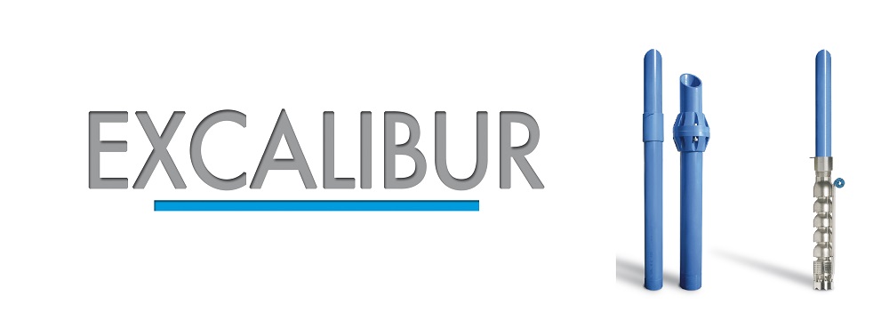 excalibur logo Excalibur, pipes,rigid pvc, submersible pumps, water distribution